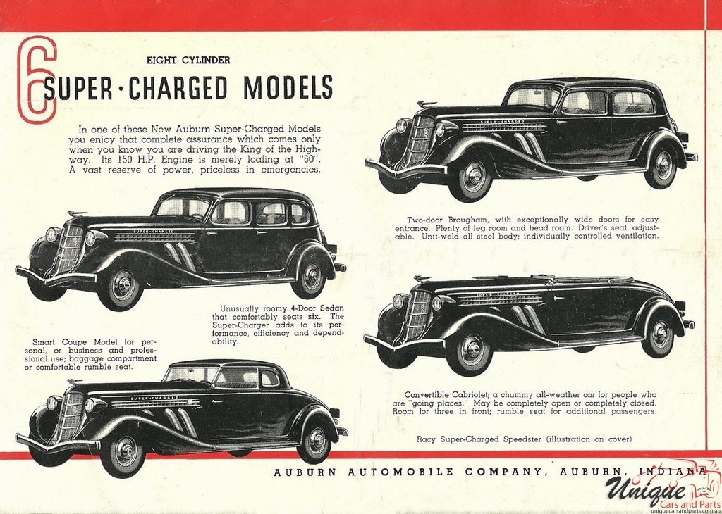 1936 Auburn Brochure Page 2